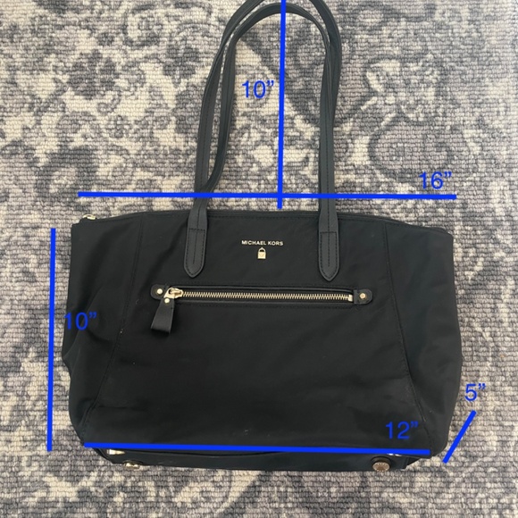 MICHAEL KORS Nylon Leather-Trimmed Tote - Picture 10 of 10